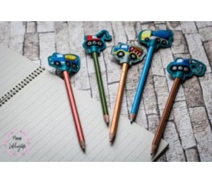 ITH Stickserie - Stifteaufsätze Baustelle